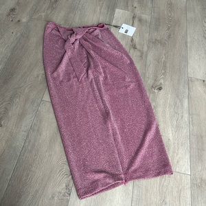 Beach Riot Pink Swim Coverup